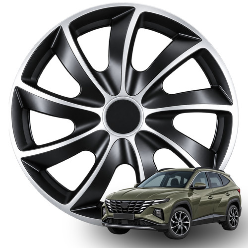 Radkappen zoll quad - zoll, silber